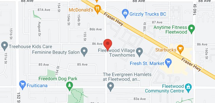 map of 50 8560 156TH STREET